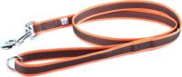 Antislip Hondenriem - 20mm x 1,2m - Met handvat & O-ring - Oranje