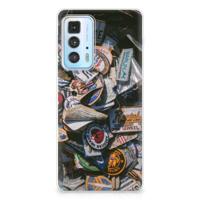 Motorola Edge 20 Pro | Siliconen hoesje | met foto Badges