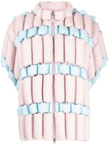 RAXXY veste matelassée à col montant - Rose