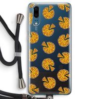 You Had Me At Pizza: Huawei P20 Transparant Hoesje met koord