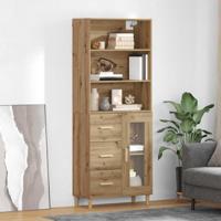 Hoge kast Artisan Eiken 69,5 x 34 x 180 cm Bewerkt hout