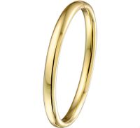 Armband Zilgold Bangle Geelgoud met zilveren kern 6 mm