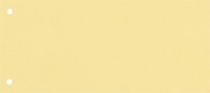 Oxford verdeelstroken 24 x 10,5 cm, 2-gaats, geel, 100 stuks