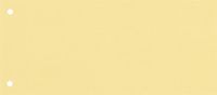 Oxford verdeelstroken 24 x 10,5 cm, 2-gaats, geel, 100 stuks