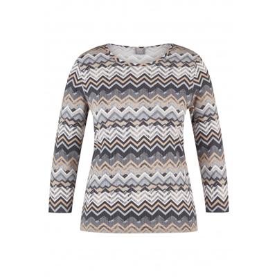 Rabe - Grijs | Dames | Top | Grijs | 50 | regular | Kamst mode