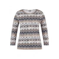 Rabe - Grijs | Dames | Top | Grijs | 50 | regular | Kamst mode