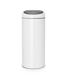 Brabantia Touch Bin afvalemmer 30 liter met kunststof binnenemmer - White