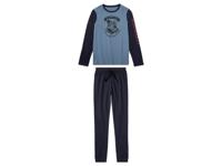 Kinderen pyjama (158/164, Donkerblauw/blauw)