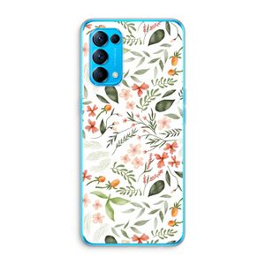 Sweet little flowers: Oppo Find X3 Lite Transparant Hoesje