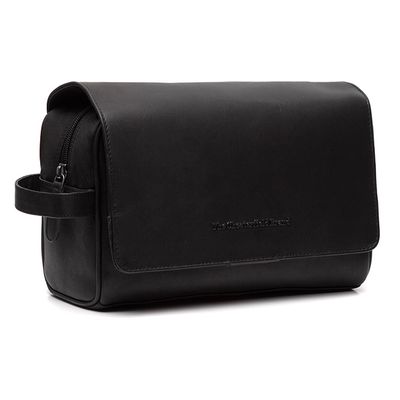 Chesterfield Leren Toilettas Venezia Zwart