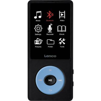 Lenco Xemio-860BU - MP3/MP4-Spieler mit Bluetooth® und 8 GB internem Speicher - Blau Discman