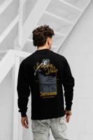 Jorcustom Sunflower Valley Longsleeve T-Shirt Heren Zwart - Maat S - Kleur: Zwart | Soccerfanshop
