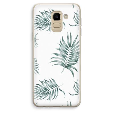 Simple leaves: Samsung Galaxy J6 (2018) Transparant Hoesje