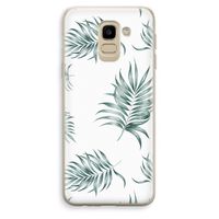 Simple leaves: Samsung Galaxy J6 (2018) Transparant Hoesje