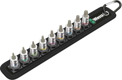 Wera Belt 3 TORX® HF Zyklop Bit-doppen-set TORX®, met vasthoudfunctie, met 1/4" -aandrijving, 10 -delig - 1 stuk(s) - 05003882001