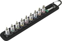 Wera Belt 3 TORX® HF Zyklop Bit-doppen-set TORX®, met vasthoudfunctie, met 1/4" -aandrijving, 10 -delig - 1 stuk(s) - 05003882001