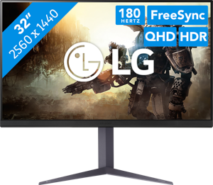 LG 32GS75Q-B computer monitor 80 cm (31.5") 2560 x 1440 Pixels Quad HD LCD Zwart