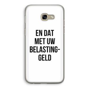 Belastinggeld: Samsung Galaxy A5 (2017) Transparant Hoesje