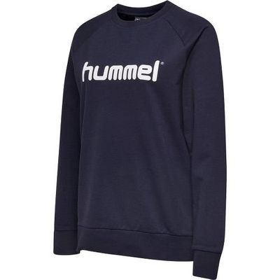 Hummel Go Cotton Logo Sweatshirt - Navy Vrouw