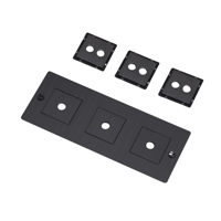 Buster and Punch - 3G WALL PLATE / WITH INFILLS / HORIZONTAAL