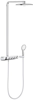 Grohe Rainshower SmartControl 360 Duo regendoucheset met 4 straalsoorten en thermostaatkraan Ø36cm wit/chroom