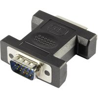 Renkforce RF-4212234 DVI / VGA Adapter [1x DVI-bus 24+5-polig - 1x VGA-stekker] Wit Schroefbaar - thumbnail