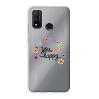 Happy days: Huawei P Smart (2020) Transparant Hoesje