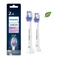 Philips Tandenborstelset / S2 Sensitive, 2 stuks / Sonicare Mondverzorging accessoire Wit