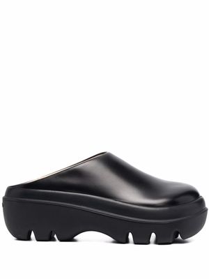 Proenza Schouler mules Storm en cuir - Noir