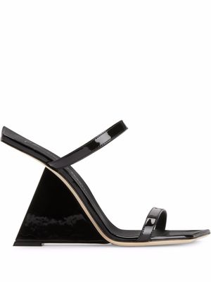Giuseppe Zanotti sandales compensées Lilii Borea 105 mm - Noir