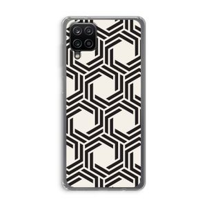 Geometrisch patroon: Samsung Galaxy A12 Transparant Hoesje