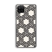 Geometrisch patroon: Samsung Galaxy A12 Transparant Hoesje