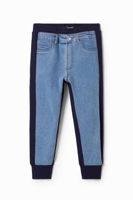 Denim joggingbroek - BLUE - 5/6