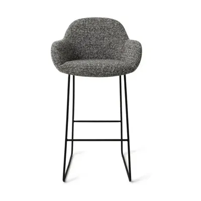 Jesper Home Kushi barkruk H75 Skyfall slide black