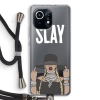 Slay All Day: Xiaomi Mi 11 Transparant Hoesje met koord