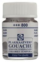 Talens Gouache Extra Fine Quality Fles 16 ml - Zilver 800