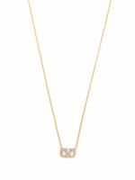 Valentino Garavani collier Vlogo Signature serti de cristaux - Or - thumbnail