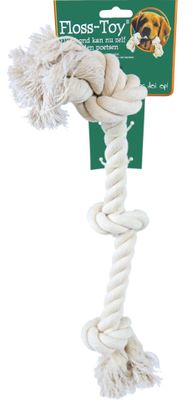 Floss-toy wit 3-knoop - Gebr de boon