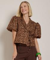 overslag blazer all-over dessin overslag blazer all-over dessin