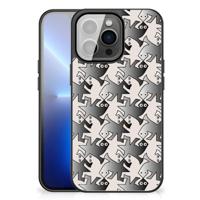 iPhone 13 Pro Max Dierenprint Telefoonhoesje Salamander Grey