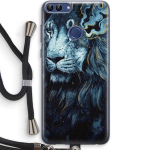 Darkness Lion: Huawei P Smart (2018) Transparant Hoesje met koord