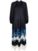 ZIMMERMANN robe longue Junie Billow - Bleu - thumbnail