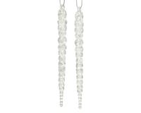 Pegel acryl hang d2h15 cm zlvr 2st - Decoris