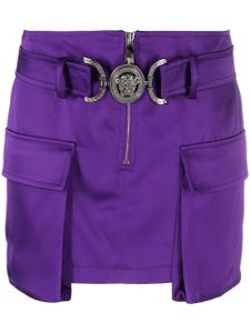 Versace minijupe à motif Medusa Head - Violet