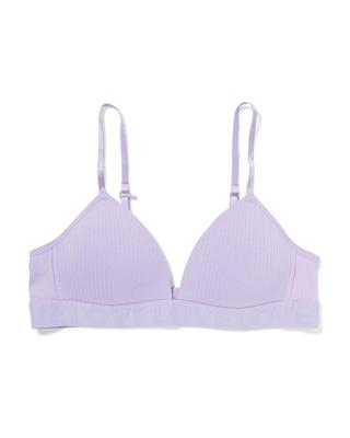140 Voorgevormde Bh Zonder Beugel Rib Lavendel (lavendel)