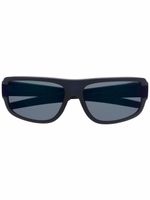 Prada Linea Rossa lunettes de soleil à monture rectangulaire - Gris