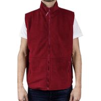 Fleece bodywarmer rood voor volwassenen 2XL (46/56)  -