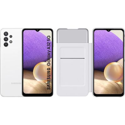Samsung Galaxy A32 5G 128 GB Wit + Samsung Galaxy A32 Smart S View Book Case Wit Samsung Galaxy A32 5G 128 GB Wit + Samsung Galaxy A32 Smart S View Book Case Wit