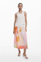 Lang verloopjurk 2-in-1 - WHITE - M