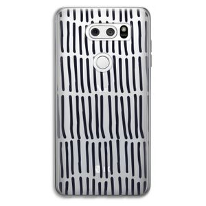 Moroccan stripes: LG V30 Transparant Hoesje